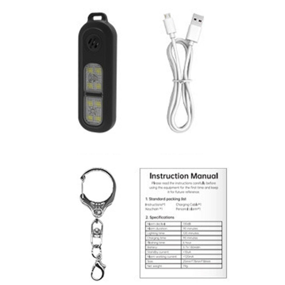 Hollarm Rechargeable Keychain  - Personal Alarm Keychain ulasan dan harga