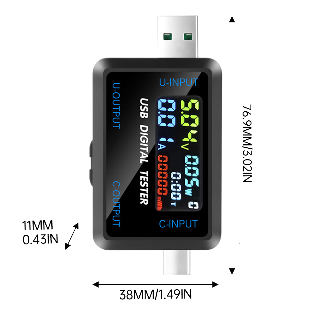 USB Tester 10 in 1 DC Digital  - Co Detector Plug ulasan dan harga