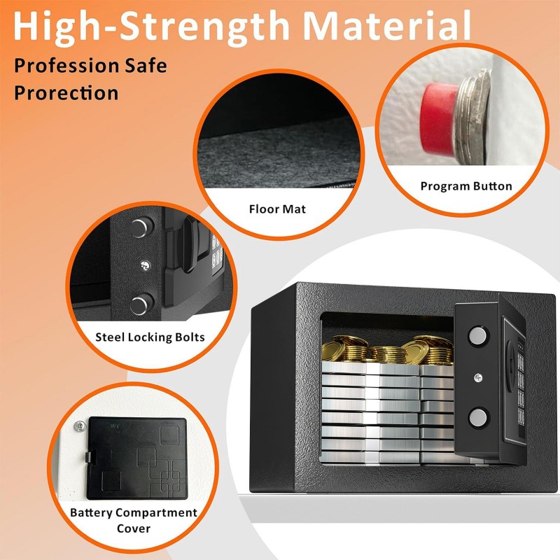 Digital Electronic Safe Box wi - Lockbox Key Secure ulasan dan harga