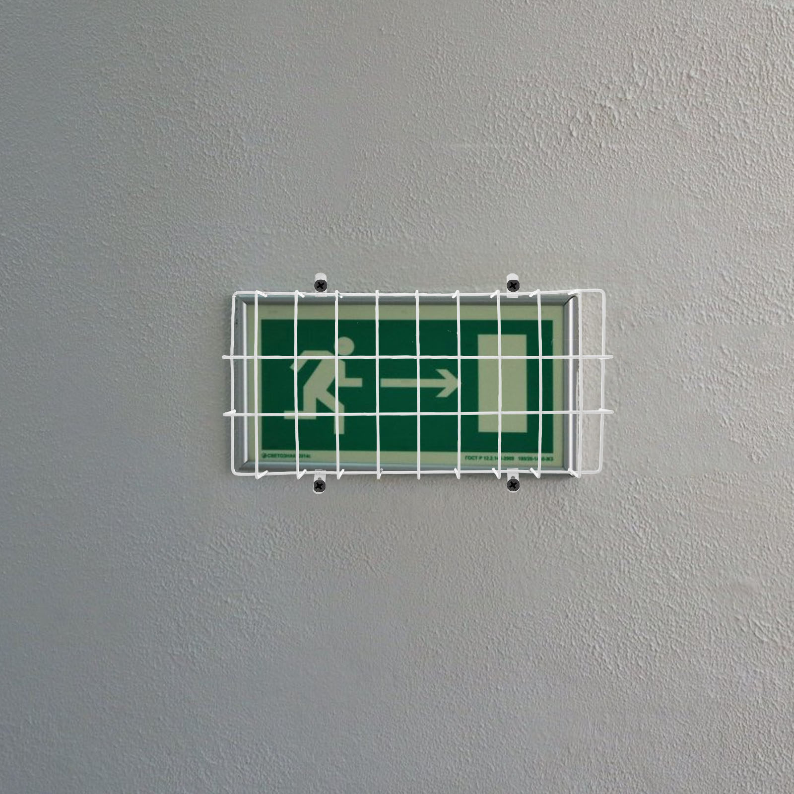 Stainless Steel Exit Sign Ligh - Emergency Exit Sign ulasan dan harga