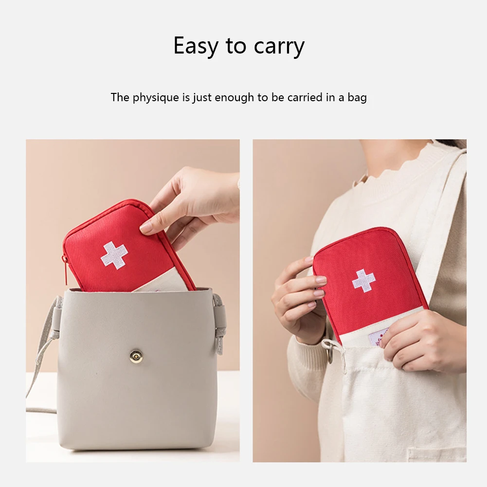 Mini Travel Medicine Bag Porta - First Aid Bag Kit ulasan dan harga