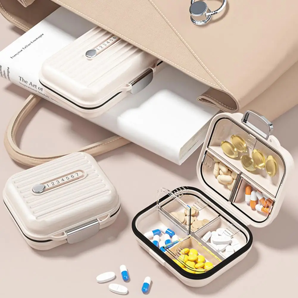 Pill Storage Box  Multi-purpos - Medicine Cabinet Lock ulasan dan harga