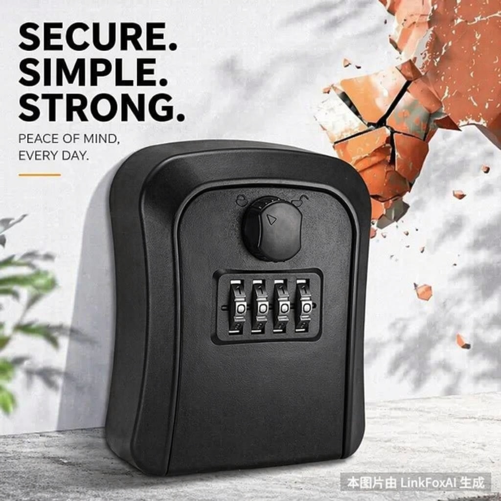 Key Lock Box Wall Mount Lockbo - Lockbox Key Secure ulasan dan harga