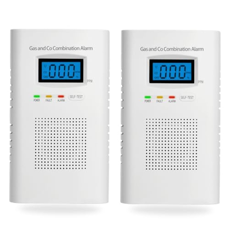2 Pack Combination Gas and Car - Co Detector Plug ulasan dan harga