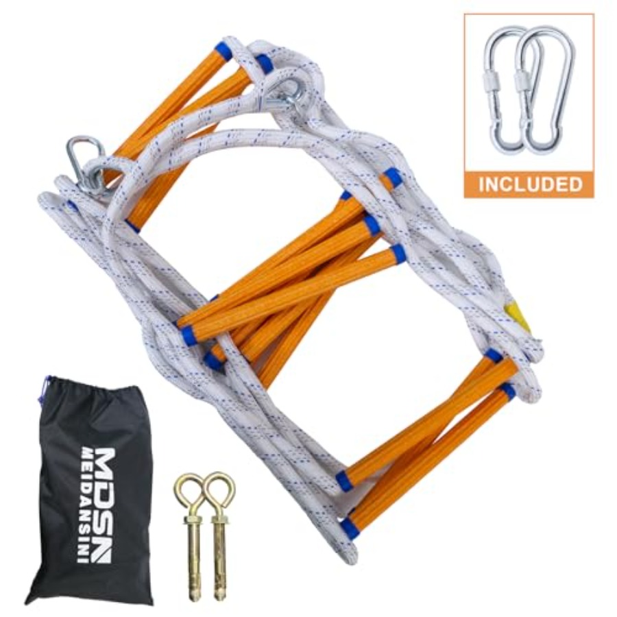 Rope Ladder, 49 Feet Emergency - Fire Escape Ladder ulasan dan harga