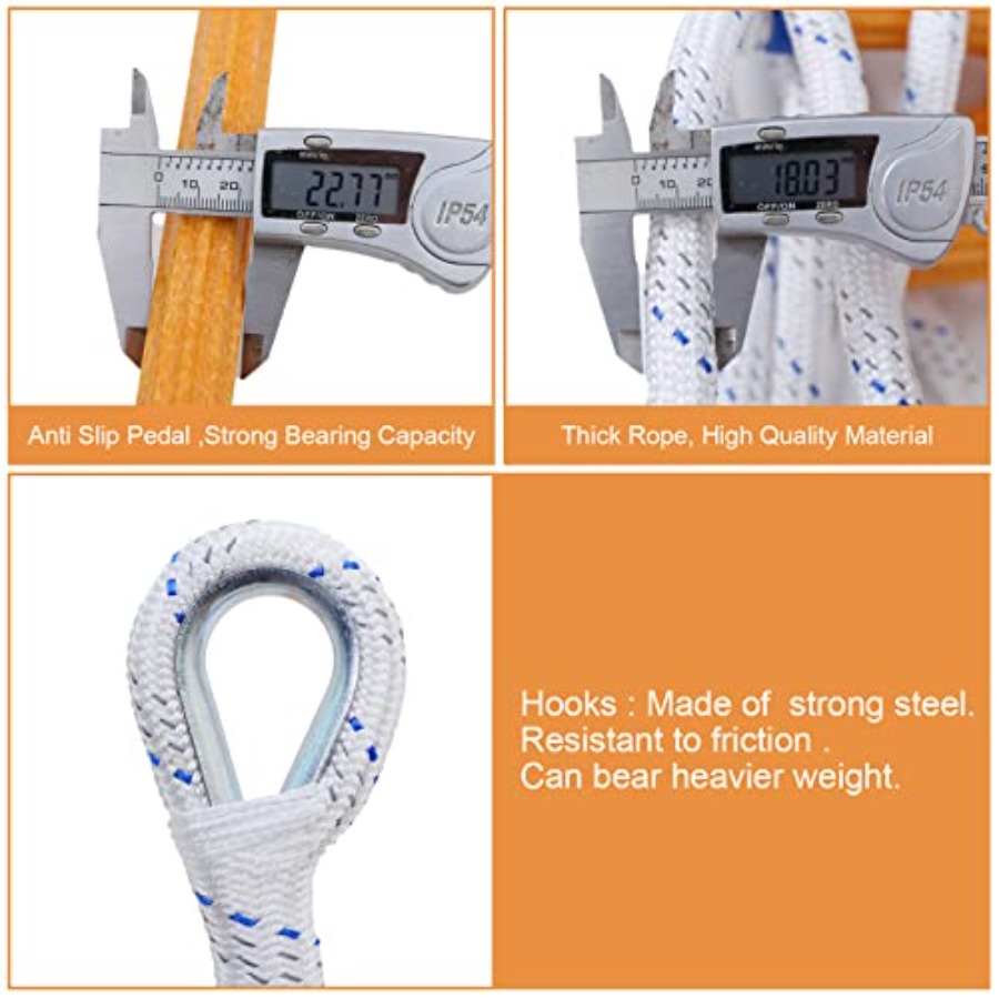 Rope Ladder, 49 Feet Emergency - Fire Escape Ladder ulasan dan harga