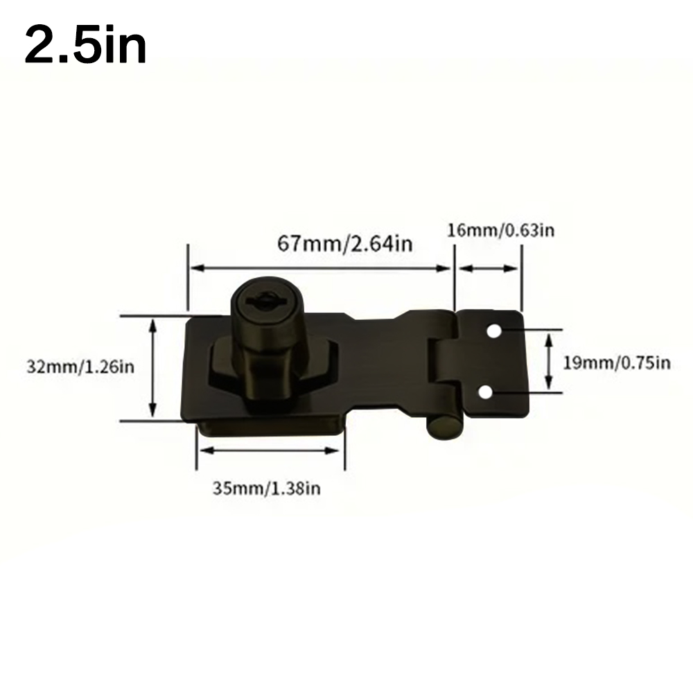 Locking Hasp Heavy Duty Lockin - Medicine Cabinet Lock ulasan dan harga