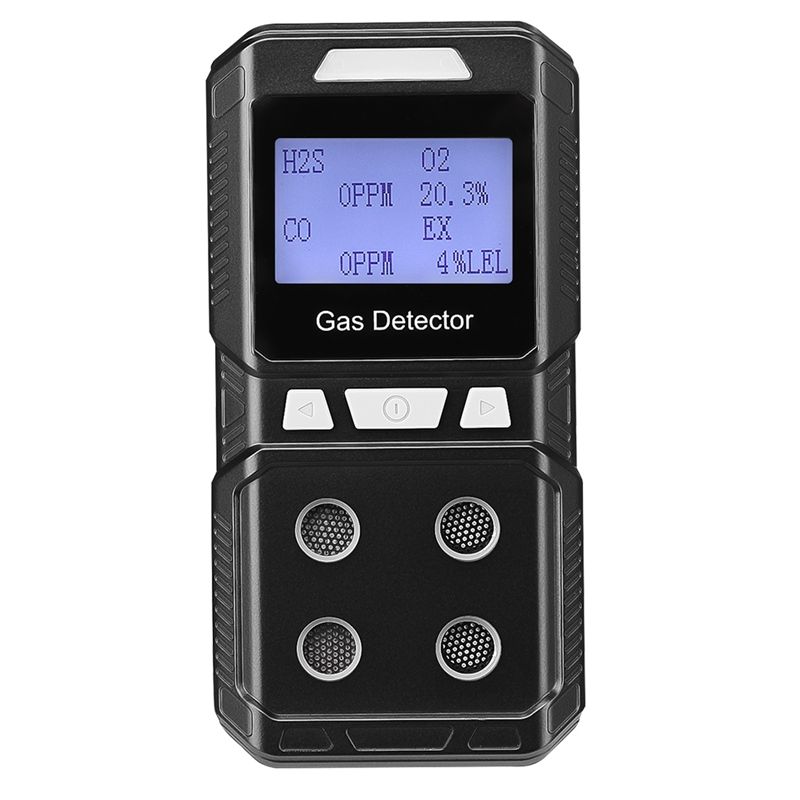 Portable 4 Gas Detector Toxic  - Co Detector Plug ulasan dan harga