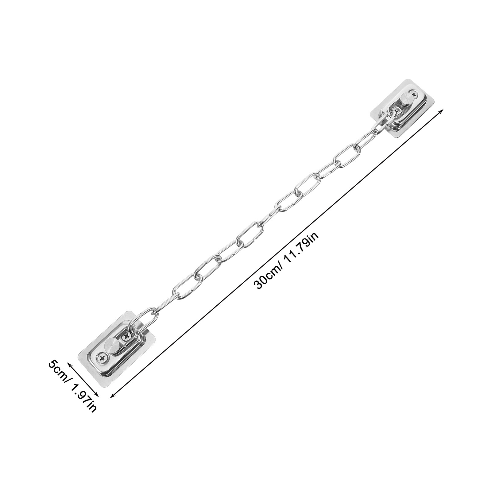 Stainless Steel Door Chain Loc - Security Chain Door ulasan dan harga