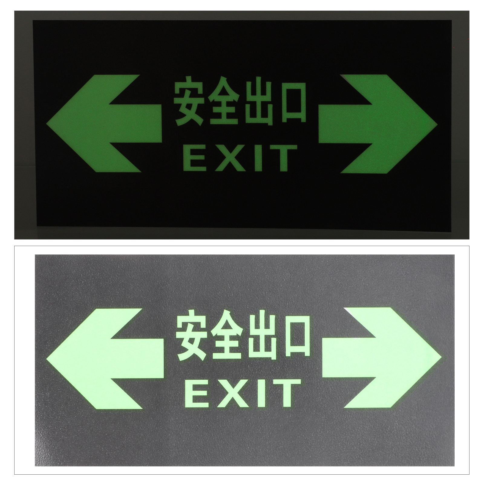 10Pcs Luminous Safety Exit Sig - Emergency Exit Sign ulasan dan harga