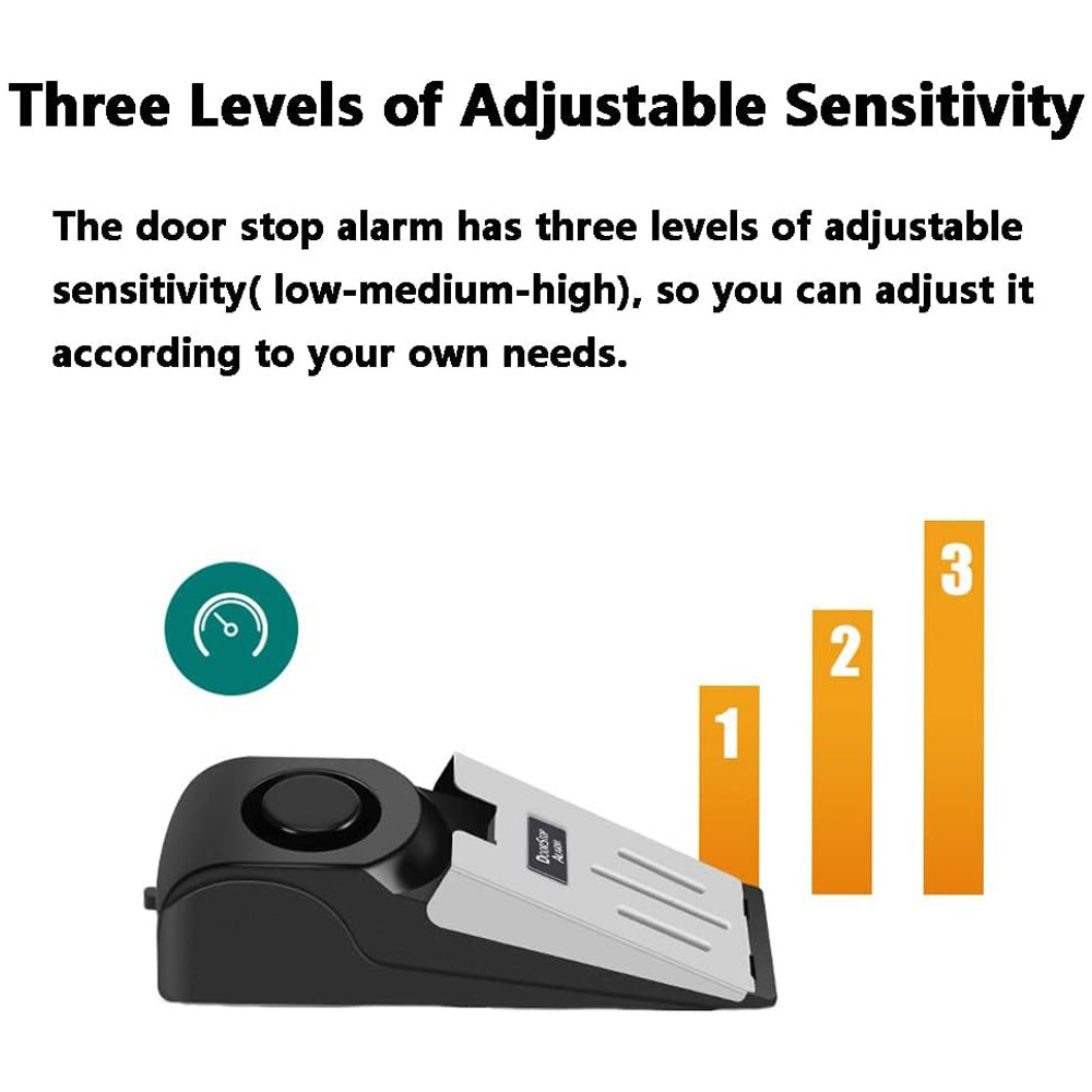 Door Stop Alarm with 120dB Sec - Door Stop Alarm ulasan dan harga