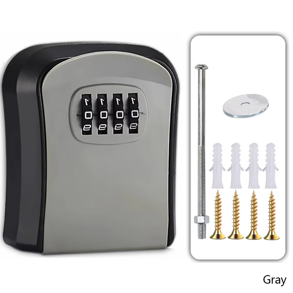 Wall Mount Key Lock Box with 4 - Lockbox Key Secure ulasan dan harga