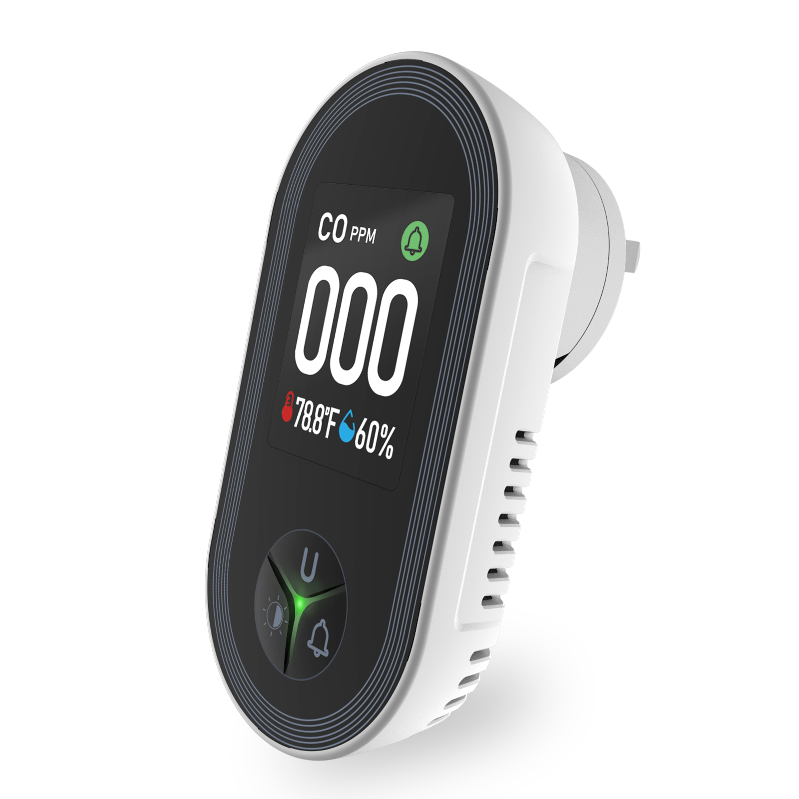 Carbon Monoxide Detector: 3-in - Co Detector Plug ulasan dan harga