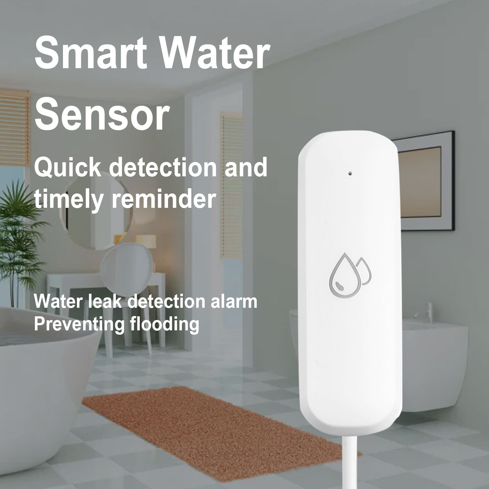 Practical Solar Leakage Alarm  - Water Alarm Sensor ulasan dan harga