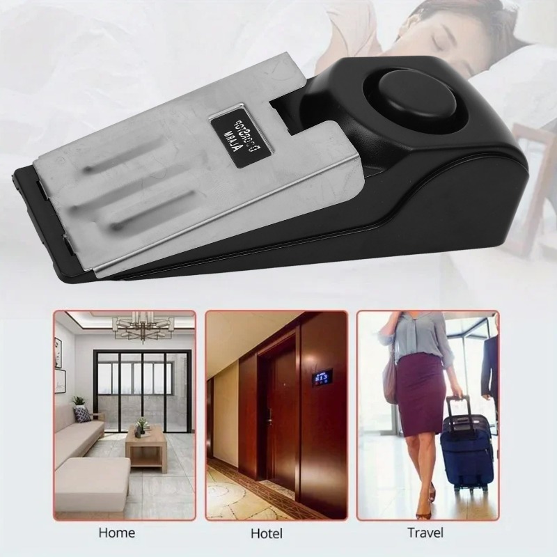 3/1Pcs Door Resistance Alarm W - Door Stop Alarm ulasan dan harga