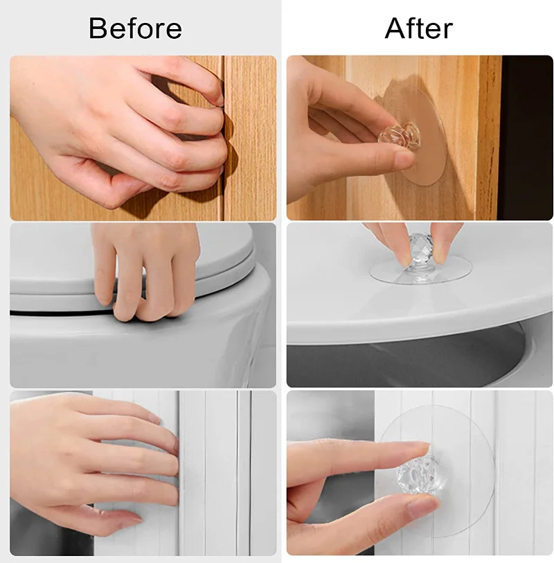 2/10Pcs Punch-free Drawer Knob - Window Lock Bar ulasan dan harga