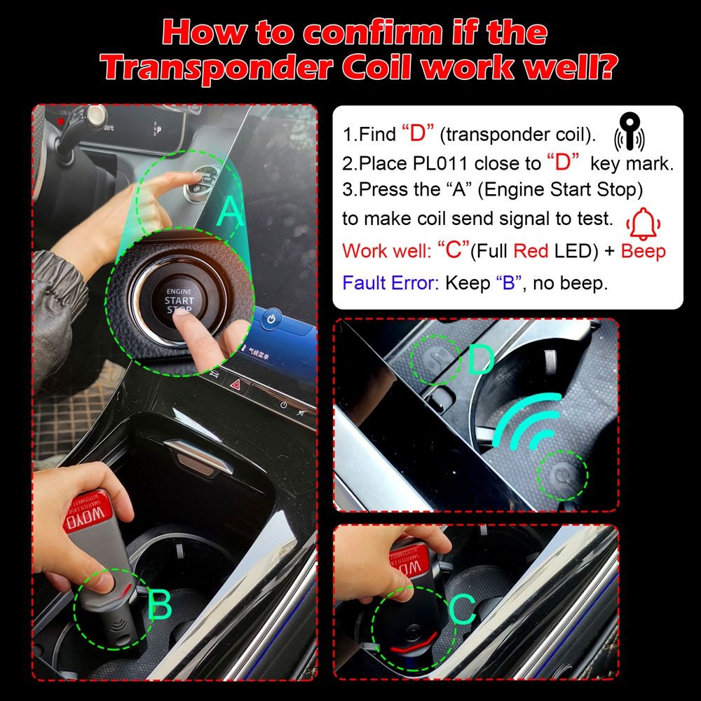 PKE LF Tester, Automotive Tran - Co Detector Plug ulasan dan harga