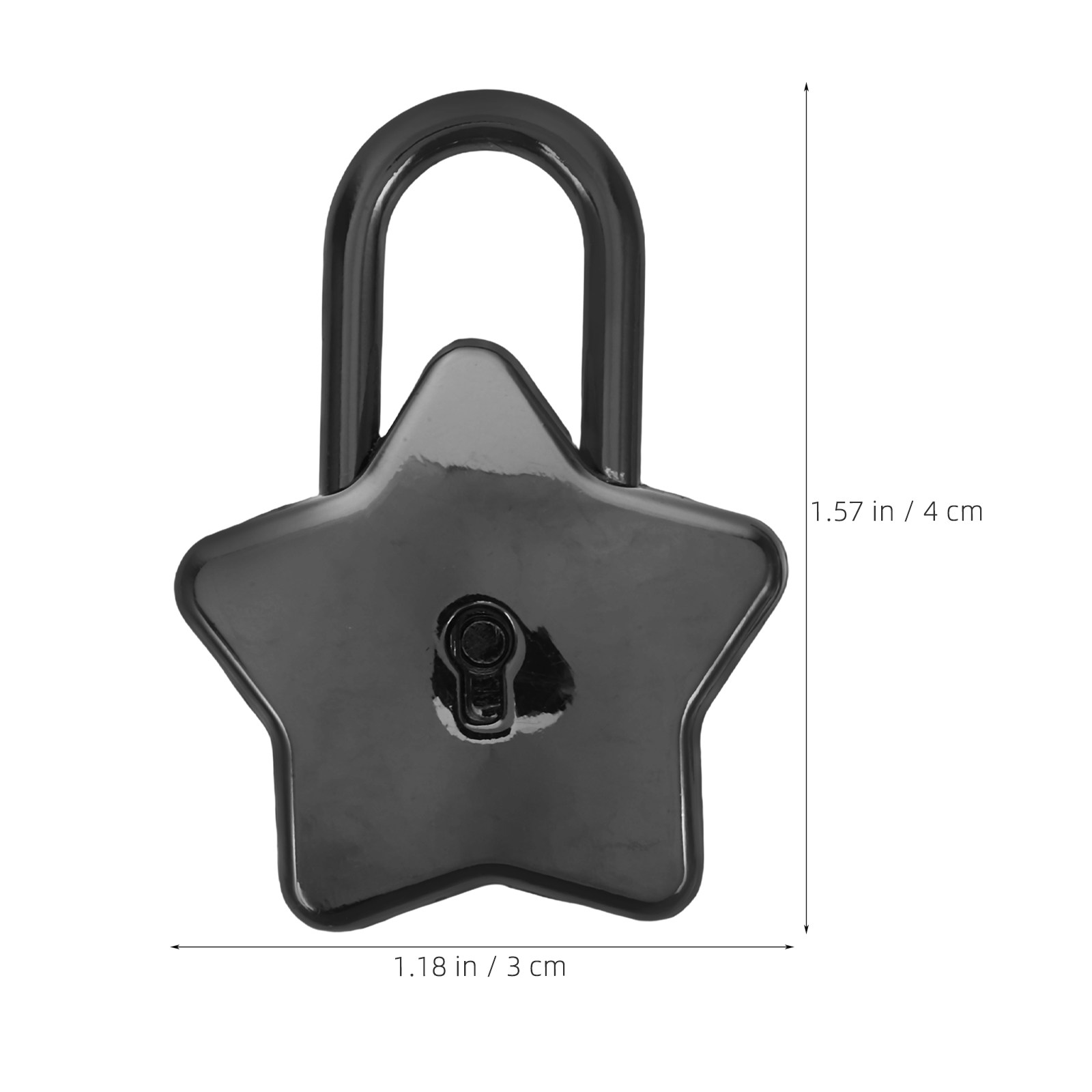 Small Star Shaped Notebook Loc - Lockbox Key Secure ulasan dan harga