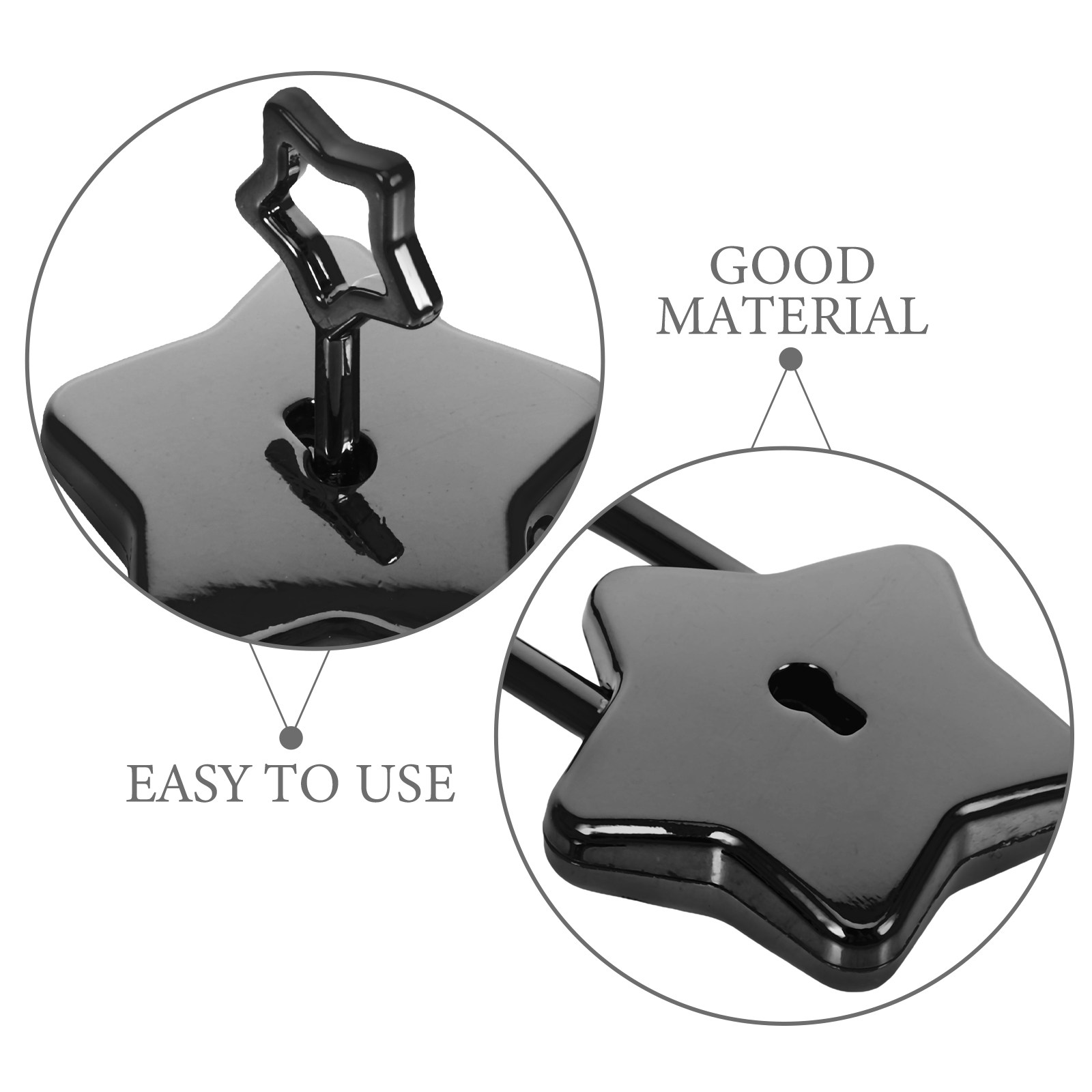 Small Star Shaped Notebook Loc - Lockbox Key Secure ulasan dan harga