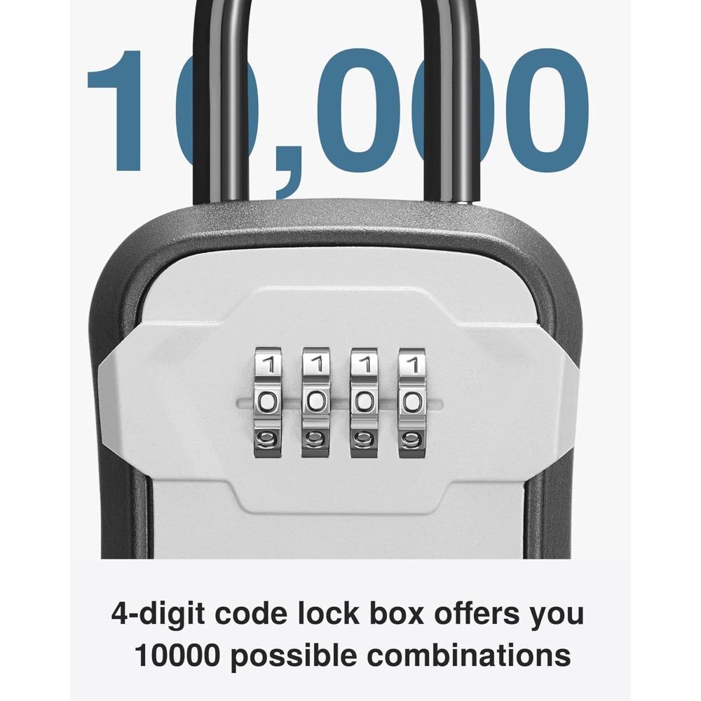 Lock Box, Key Lock Box Wall Mo - Lockbox Key Secure ulasan dan harga