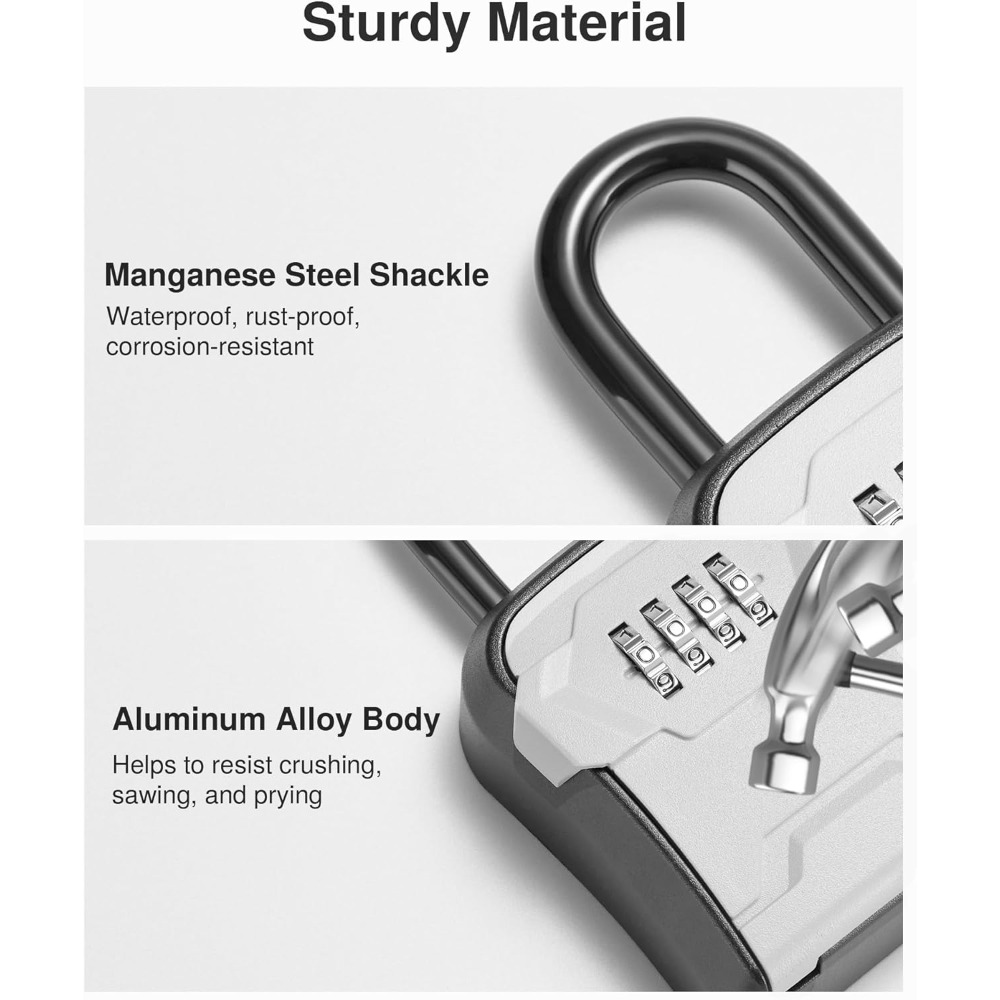 Lock Box, Key Lock Box Wall Mo - Lockbox Key Secure ulasan dan harga
